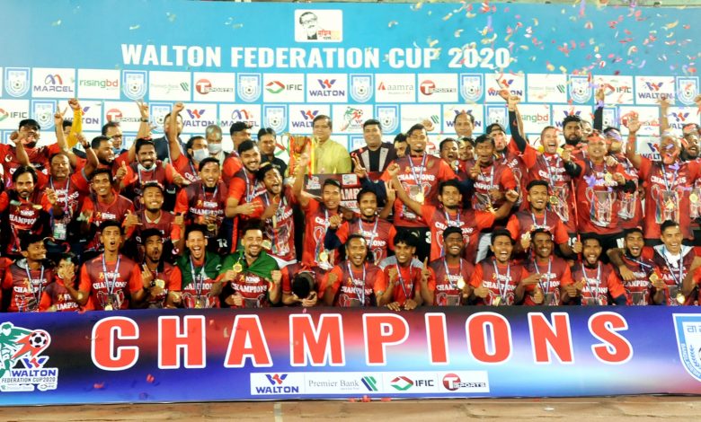WALTON Federation Cup 2020 21 Final Bashundhara King vs Saif Sporting Club Photos 2