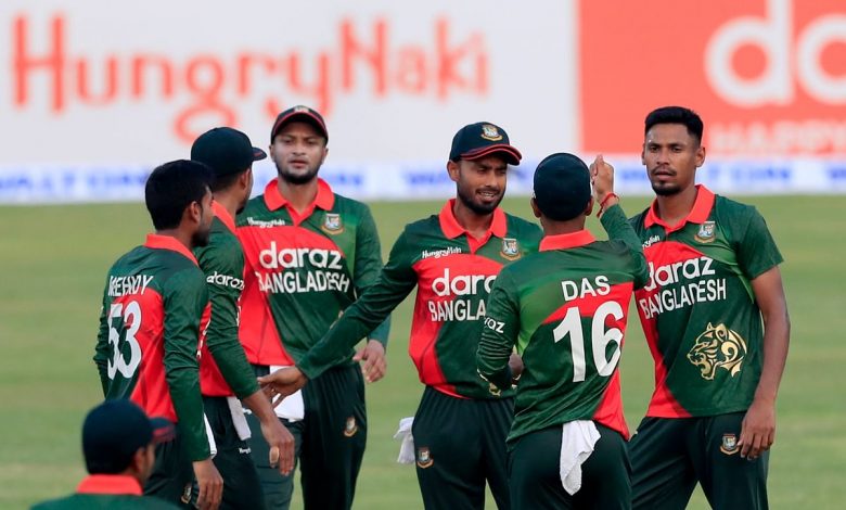 জিম্বাবুয়ের বিপক্ষে টানা ১৮ জয়ের রেকর্ড গড়ার অপেক্ষায় বাংলাদেশ 1 Mustafizur reacts after he taking Pathum Nissanka Wicket 4