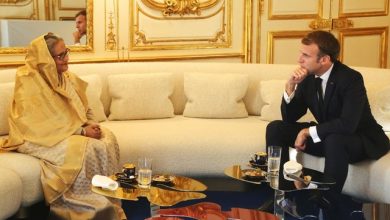 hasina macron paris 101121 01
