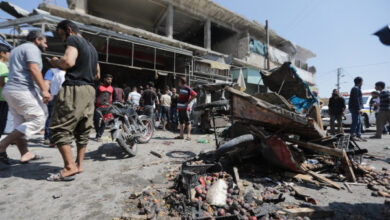 At least 14 killed in shelling on north Syria market rescuers say 2208200518