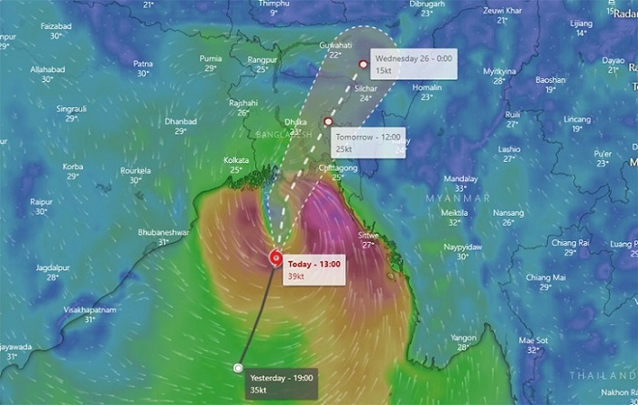 সন্ধ্যায় বাংলাদেশে আঘাত হানবে ঘূর্ণিঝড় সিত্রাং 1 307824028 5476334912402520 7089345046642064992 n