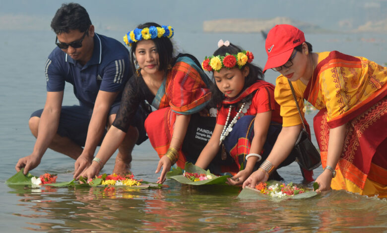 ফুল ভাসিয়ে বৈসাবি অনুষ্ঠান শুরু 1 biju3 20230412102413