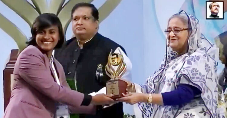 শেখ কামাল জাতীয় ক্রীড়া পরিষদ পুরস্কার দিলেন প্রধানমন্ত্রী 1 pm hasina 005