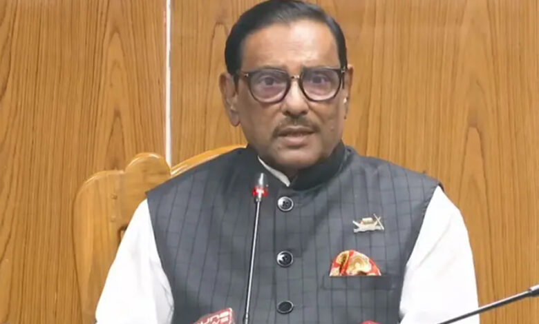 রেললাইন কেটে নির্বাচনবিরোধী ষড়যন্ত্র ও নাশকতা: ওবায়দুল কাদের 1 OKA