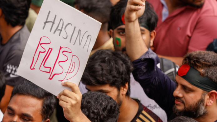 Hasina Fled