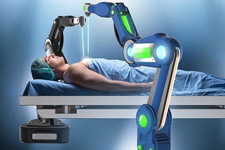 Robot assisted surgery