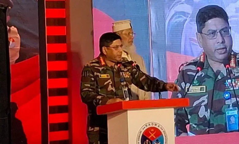 army chief at rawa club