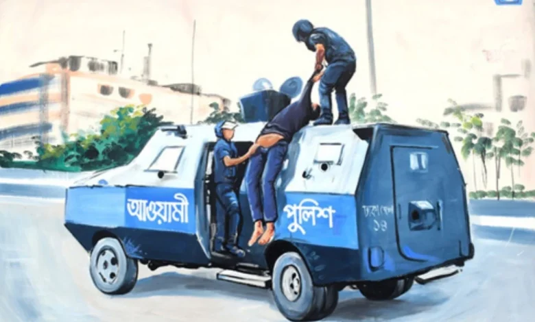 আন্দোলনে নিরাপত্তা বাহিনীর তৎপরতা রাস্তায় বিক্ষোভ উস্কে দিয়েছিল: জাতিসংঘ প্রতিবেদন 1 জুলাই গণঅভ্যুত্থানের গ্রাফিতি।