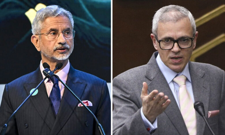 jaishankar and omar abdulla