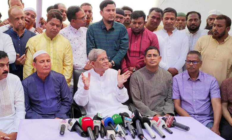 বিএনপিকে টার্গেট করে অপপ্রচার চালানো হচ্ছে: মির্জা ফখরুল 1 BNP target