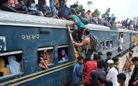 Train roof