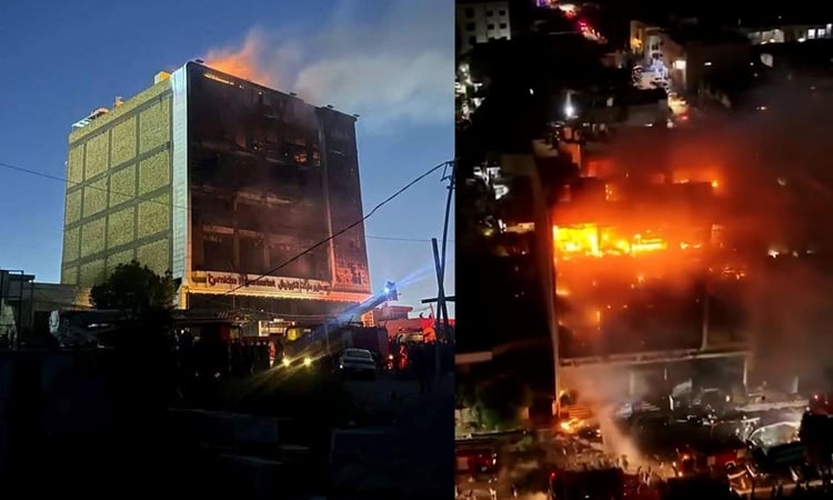 ইরাকের শপিংমলে অগ্নিকাণ্ডে হতাহত ৫০ 1 iraq fire