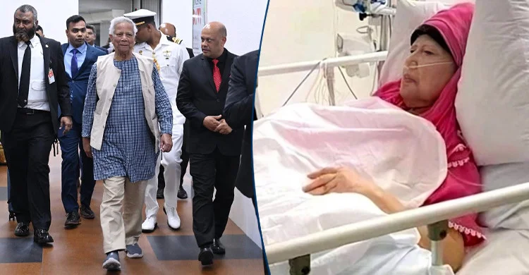খালেদা জিয়াকে দেখতে হাসপাতালে প্রধান উপদেষ্টা 1 khaleda zia chief adviser