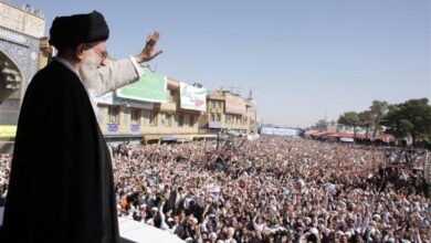 ayatollah addressing lg crowd