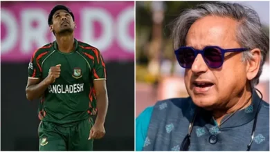 shashi tharoor mustafizur rahman kkr release india bangladesh tensions 2026 01 05 13 00 25