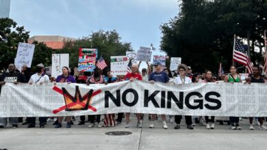 people march in a no kings protest against trump in houston original 1774681412