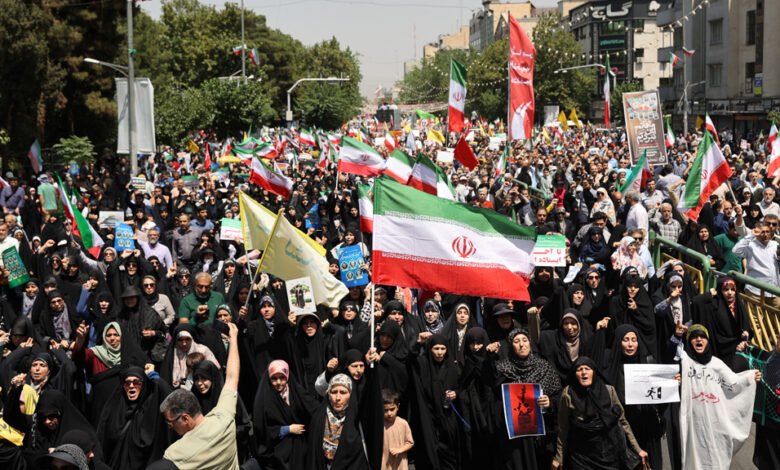anti israeli protest tehran 210625 01 1750479702