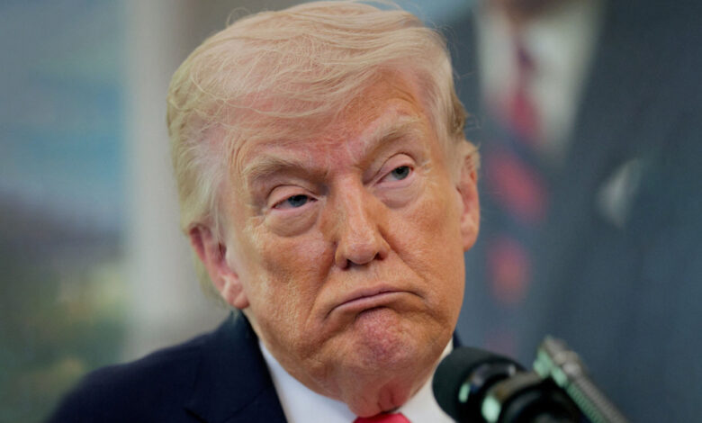trump sad reuters