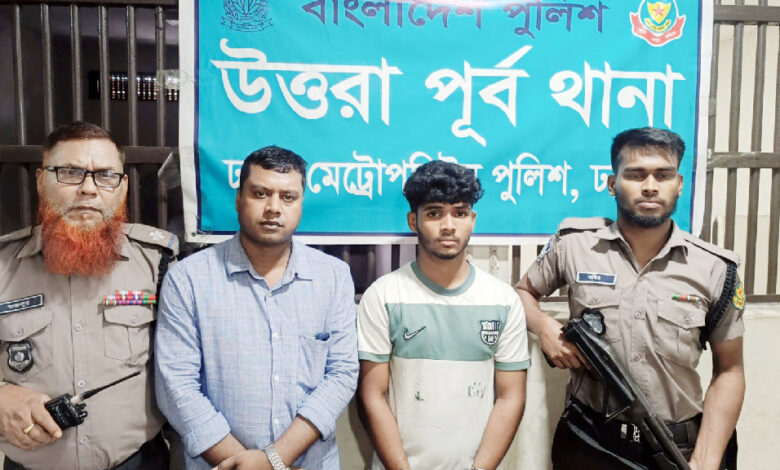 বাবার সামনে স্কুলছাত্রীকে অপহরণ: রিমান্ড শেষে লামিন কারাগারে 1 uttara VjYDhau
