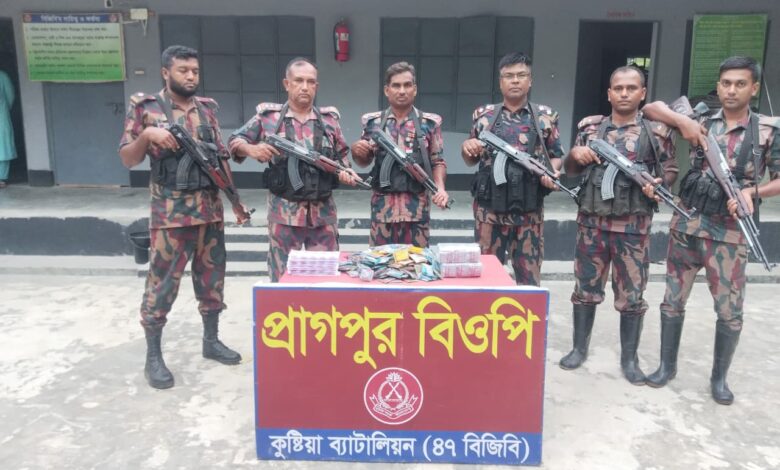 কুষ্টিয়া ও মেহেরপুর সীমান্তে বিজিবির অভিযানে ২০ লাখ টাকার মাদক উদ্ধার 1 4e5ec4d0 47b1 4293 96bd 784ea816853f